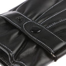 Leather Gloves Full Finger Mens Motorcycle Driving Winter Warm Touch Scree Gw