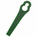 100 Plastic Lawnmower Strimmer Trimmer Blade Green For Bosch ART23 Accutrim