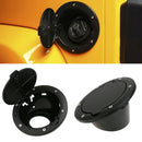 Fuel Tank Cap Black ABS Tank Cover Replacement for Jeep Wrangler JK 07-16 A