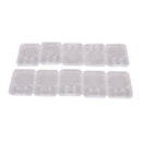 10XTransparent Standard  SDHC SDXC Memory Card Case Holder Box Storage TOES