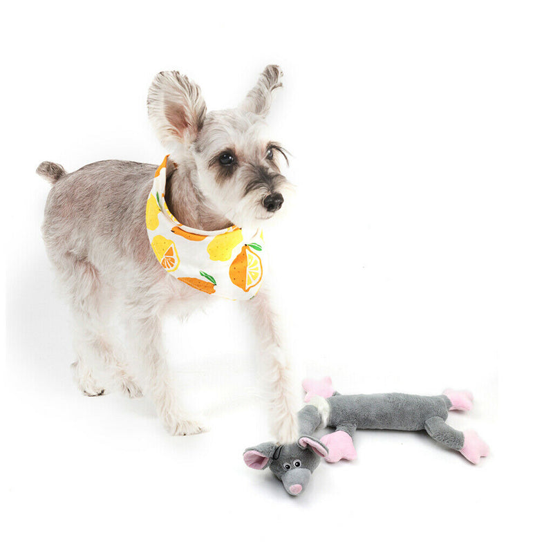 Pets Chewing Toys with Squeakers for Small Dogs & Large Dogs - Gray Mouse