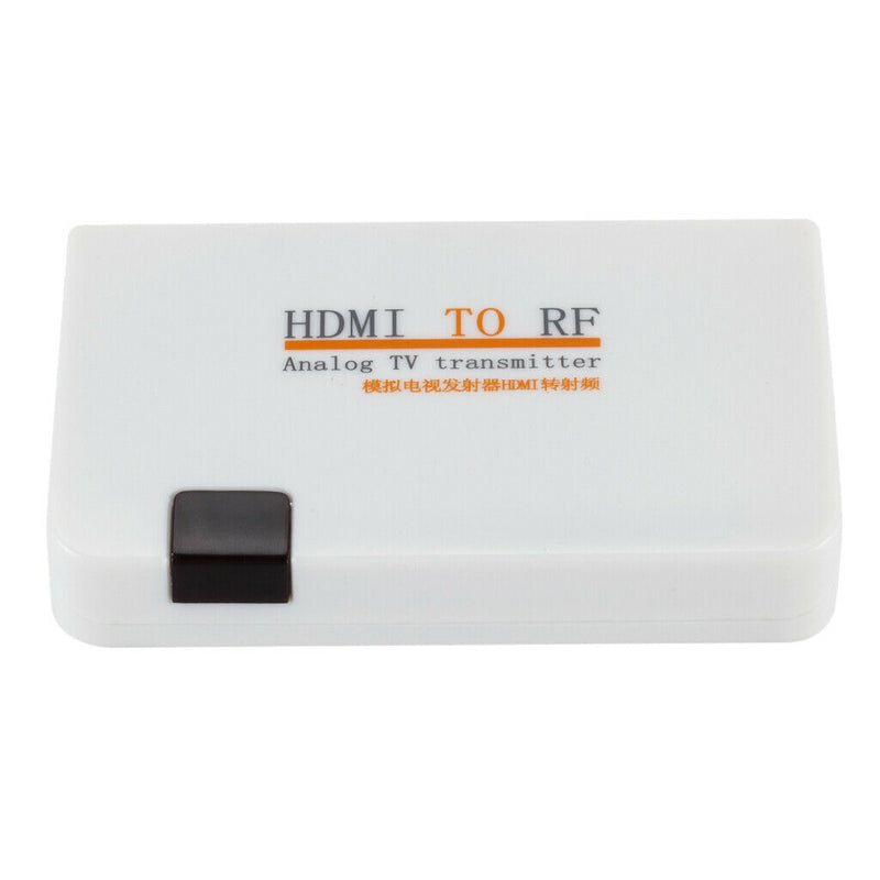 HDMI To RF Coaxial Converter Box With Remote Control White UK