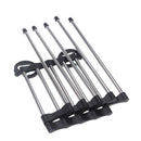 5 in 1 Portable Multifunctional Stainless Steel Pants Trousers Rack Closet