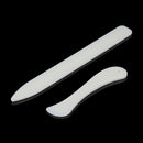 2Pcs/set DIY bone handmade leather craft edge trimming tool for working cuttiME