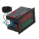 100A AC80-300V Current Ammeter Panel Voltmeter Dual LED Display Volt Amp Gauge