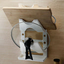 Kitchen Pot Lid Rack Shelf Holder Pan Cover Cutting Board Holder Organizer