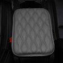 Grey Dust-proof PU Leather Car Armrest Pad Cover Auto Center Console Cushion Mat