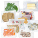 Free Food Grade Reusable Storage Bags (10 Pack) Extra Thick Zipper Bag for