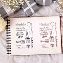Birthday GiftDIY Transparent Silicone Clear Stamp Cling Seal Embossing Scra K1C4