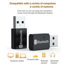 T7 Wireless PC Audio Music Transmitter Bluetooth 5.0 Sound Card USB Adapter A