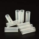 For Flashlight Torch Lamp Light White 6 cm 2 Pcs Plastic 18650 Battery T S Gw