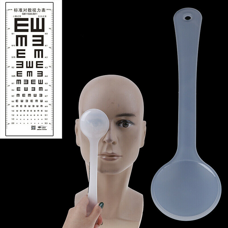 Professional eye occluder forsted occluder white optical optometry instrum NT %o