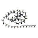 1 Yard Black Rhinestone Diamante Chain Trim Craft Applique Lace Sewing Trim