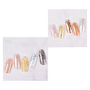 7Pcs Matte Star Color Designs Nail Art Foils Stickers Diy Transfer Foils Fu B2U2