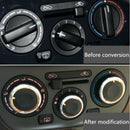 3Pcs Alloy Air Conditioning Heat Control Switch Knob For Volkswagen VW  UFR