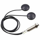 21-INCHES Wire Length 1/4 Inch Output Jack 2 In 1 Piezo Pickup Disc Transdu
