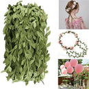 10M Nature Green Artificial Leaf Vine Wedding Decor Craft Wreath Flowers Garland