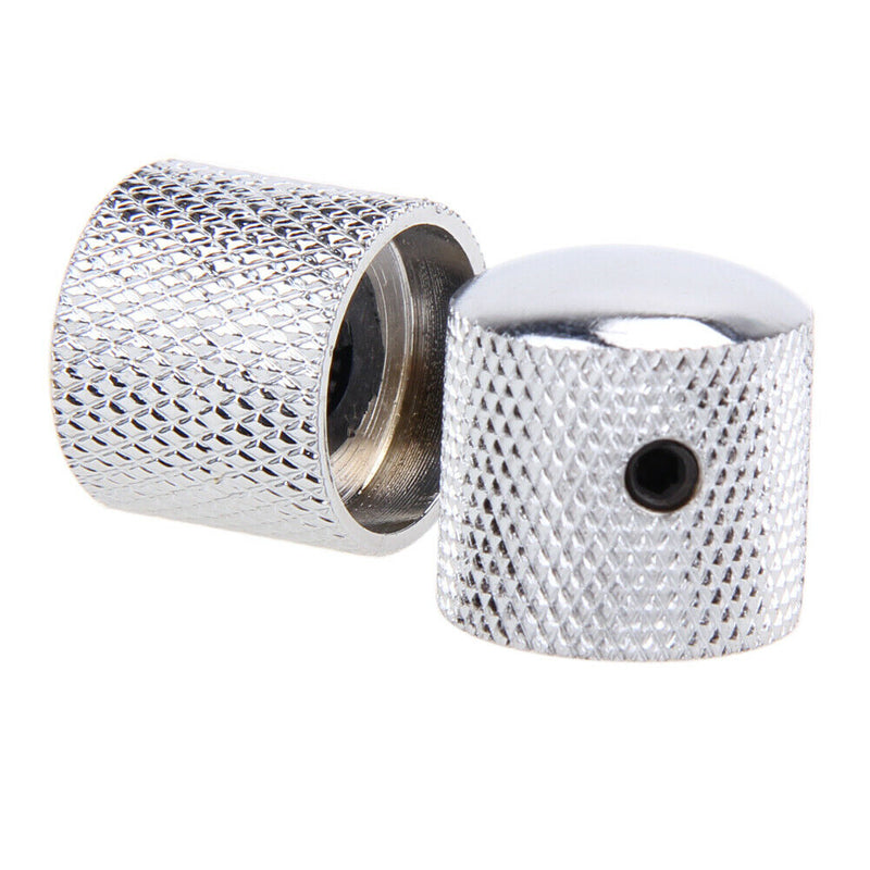 4pcs Electric Bass Guitar Volume Tone Control Knobs Dome Knobs Guitar Parts