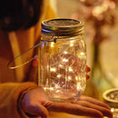 Solar Mason Jar Light Retro Lamp String Garden Decor with Handle (20LED)