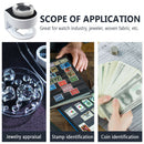 30 Times LED Magnifier Portable Scale Measurement Money Detector Lamp Inspection