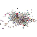 300x Colorful Crystal Loose Beads Faceted Beads for Sewing on Clothes 4mm