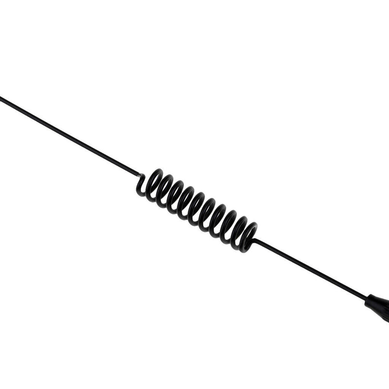 11 Inch Black Metal Antenna for 1/10 Scale RC Truck Rock Crawler Decoration -