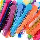 1 Pack Multi Color Dental Orthodontic Elastic Braces Rubber Ligature Ties Rin %o