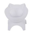 2Pieces Cat Elevated Food Water Bowls Raised Container w Elevated Stand