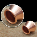 Two Times Heating Mongolian Red Copper Fire Cupping Jars Therapy Body Cuppi