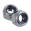 50 Pcs 304HC A2 70 Stainless Steel Hex Nylock Lock Nut M8 8mm