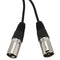 New 3pin XLR FEMALE jack to dual 2 MALE plug Y SPLITTER cable adaptor 1 ft