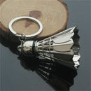 Creative metal badminton key chain three-dimensional badminton tournament s Q3J5