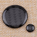 Carbon Fiber Console Multimedia Knob Trim Cover fit for Mazda 3 6 CX-5 CX-9 Hf
