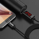 Quick Charging Micro USB Cable 39inch Nylon Braided Wire for  Black