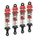 4 Pieces 1:14 RC Car Metal Shock Absorber for WLTOYS 144001 RC Buggy Parts