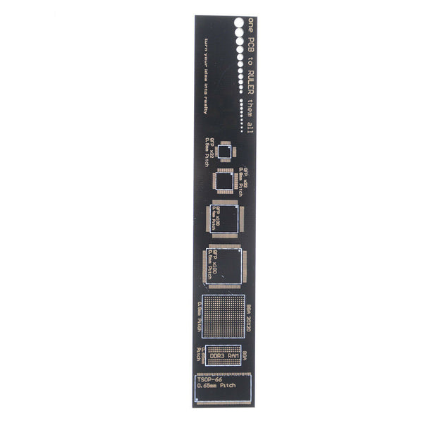 15cm Multifunctional PCB Ruler Measuring Tool Resistor Capacitor Chip IC SMD JR