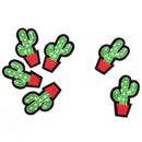 Lot 5Pcs Cactus Patch for Cloth Iron on Embroidered Sew Applique Fabric Bad JC3C