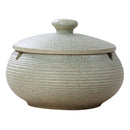 Nordic Ashtray Ceramics Ashtray with Lid for Indoor Outdoor Use Light Blue