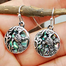 European Hollowed Turtle Dangle Ear Hook Women Drop Earrings Jewelry Gift A