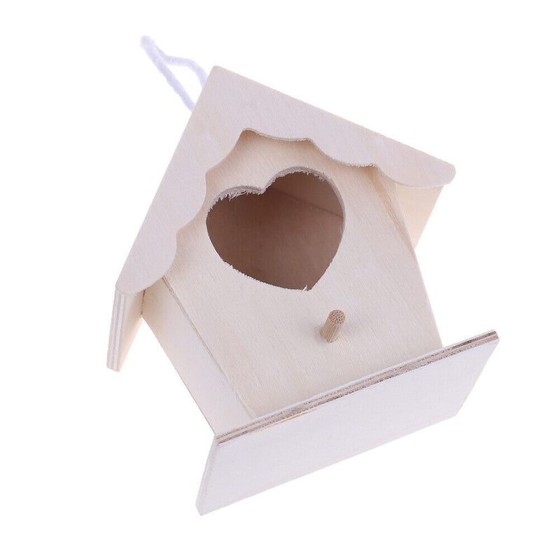 1pc Wooden garden Bird Cages Nests bird house Gw