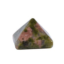 7 Pcs/lot Random Multi-color Chakra Pyramid Stone Set Crystal Healing Chakra Se@