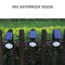 9 LED Waterproof Solar Spotlight Garden Lawn Ground Lighting Wall Lamp (A)