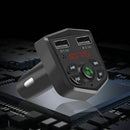 Hands-free Bluetooth 5.0 Car Kit FM Transmitter USB Charger Adapter MP3 Player