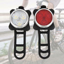 USB Charging MTB Mountain Bike Outdoor Cycling LED Headlight+ Taillight Set