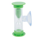6831 Toothbrush hourglass 3 minutes set 4 pcs hourglasses with vacuum clean X1B8