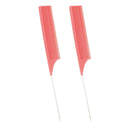 2pcs Professional ABS Weave Highlighting Foiling Hair Comb Salon Hair Combs