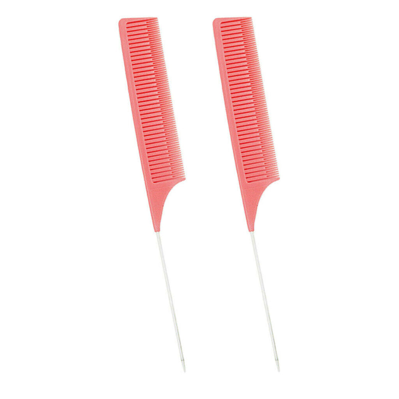 2pcs Professional ABS Weave Highlighting Foiling Hair Comb Salon Hair Combs