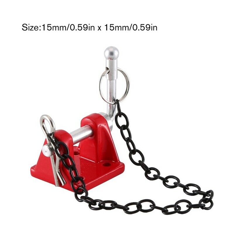 RC Car Metal Tow Shackle Trailer Hook for 1/10 RC Crawler Axial SCX10 90046 L9P5