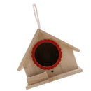 Wooden Wild Bird Nest Box Nesting Feeding Feeder Station House &Stick Yard L