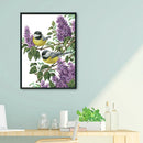DIY Needlework Print Cross Stitch Kit 14CT Stamped Canvas (DA387 Two Birds)